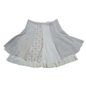 Women's Prairie Floral Patchwork Skirt Size 40, US L/XL